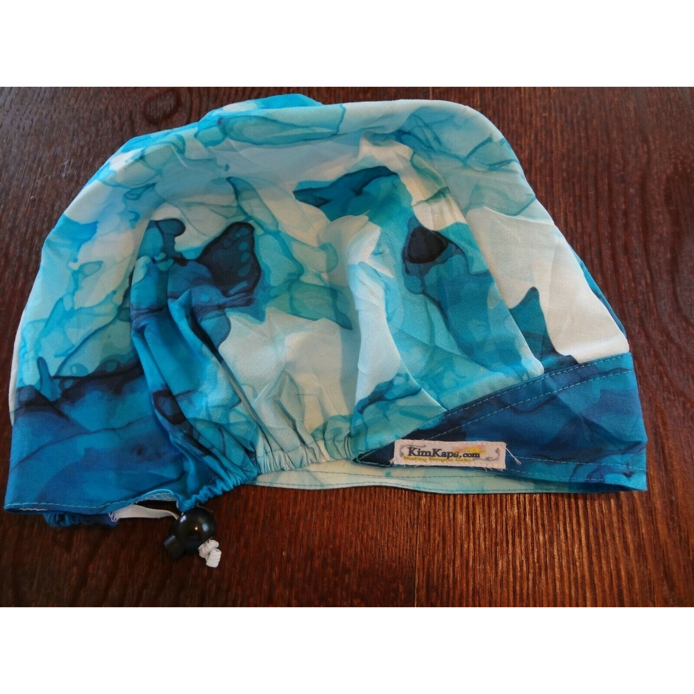 KimKaps Blue Scrub Surgical  Hat